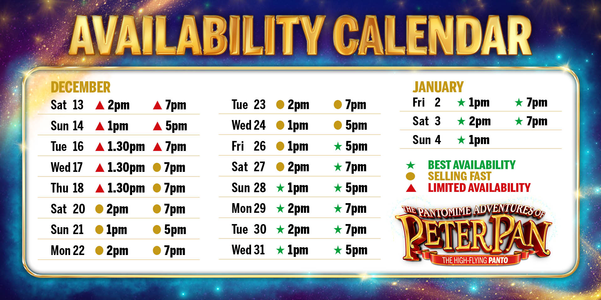 Availability Calendar